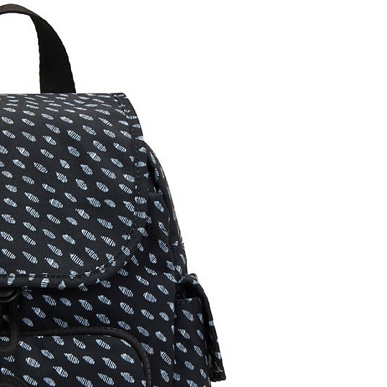 Kipling City Pack Mini Classic Printed Hátizsák Kék | HU 1482BE